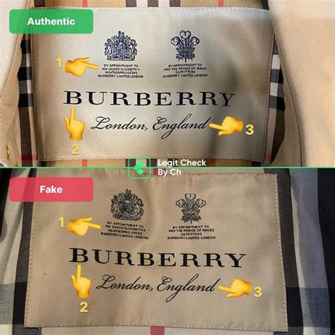 burberry logo fake vs real|genuine burberry label.